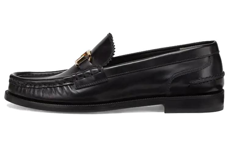 FENDI O'Lock Casual Single Shoes Women's Black