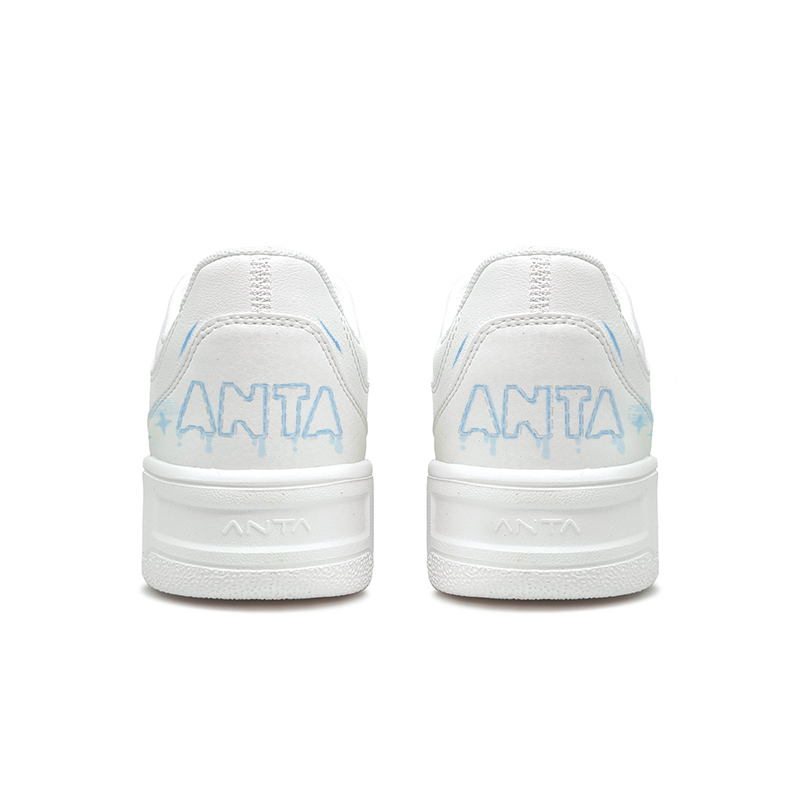 Anta Relaxed Wear resistant And Lightweight Low Top Skateboard Shoes Women's Blue White купить в интернет-магазине Yoocart с быстрой доставкой по России.