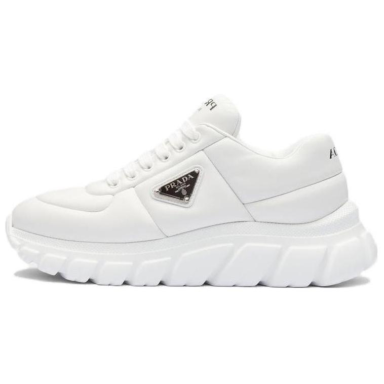 PRADA Low Top Casual Shoes Women's White