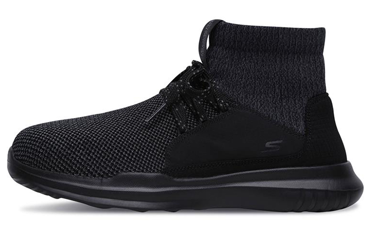 Skechers GO RUN Series Running Shoes Women's High-Top All Black