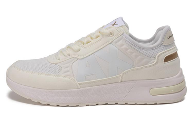 ARMANI EXCHANGE Low Top Sports Casual Shoes Men's Ivory