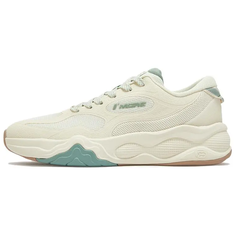 361° Breathable And Lightweight Low Top Casual Shoes Men's Beige Green