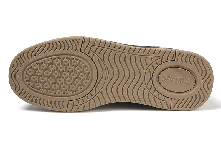 JEEP SPIRIT Skateboard Shoes Men Low-Top Black/Gray