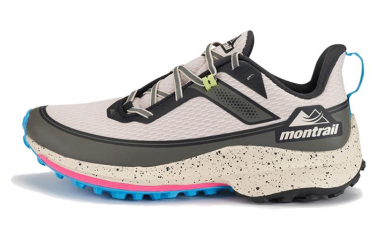 Columbia Montrail Cushioned Slip-Resistant Low-Top Trail Running Running Shoes Women's Gray Blue