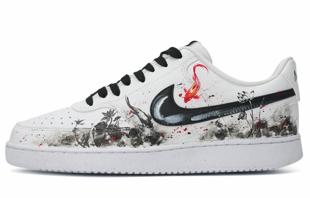 Nike Court Vision 1 Skateboard Shoes Men Low-Top White