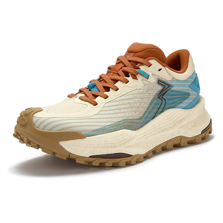 361° Wu Xia 2 Cushioning, Wear Resistant Low top Casual Running Shoes Men's Light Wood Blue