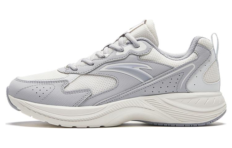 Anta Lightweight Low Top Running Shoes Women's White Gray