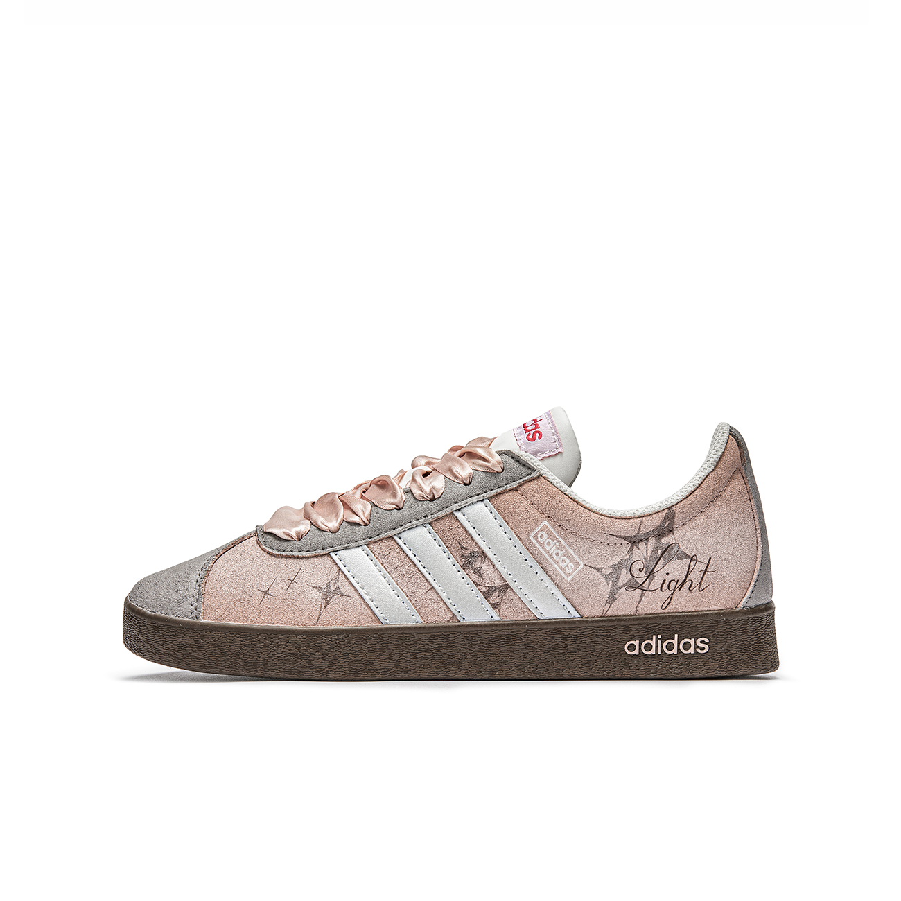 Adidas Neo VL Court Lifestyle Skateboard Shoes Unisex Low Top Pink/Brown купить в интернет-магазине Yoocart с быстрой доставкой по России.
