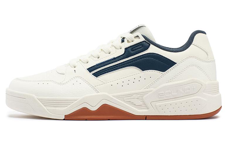 361° Lightweight, Slip Resistant, And Abrasion Resistant Low Top Skateboard Shoes Men's White Brown Blue