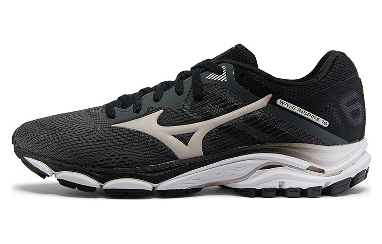 Mizuno Wave Inspire 20 Wave Inspire 16 Anti Slip Wear Resistant Low Top Running Shoes Women's Black Blue Yellow