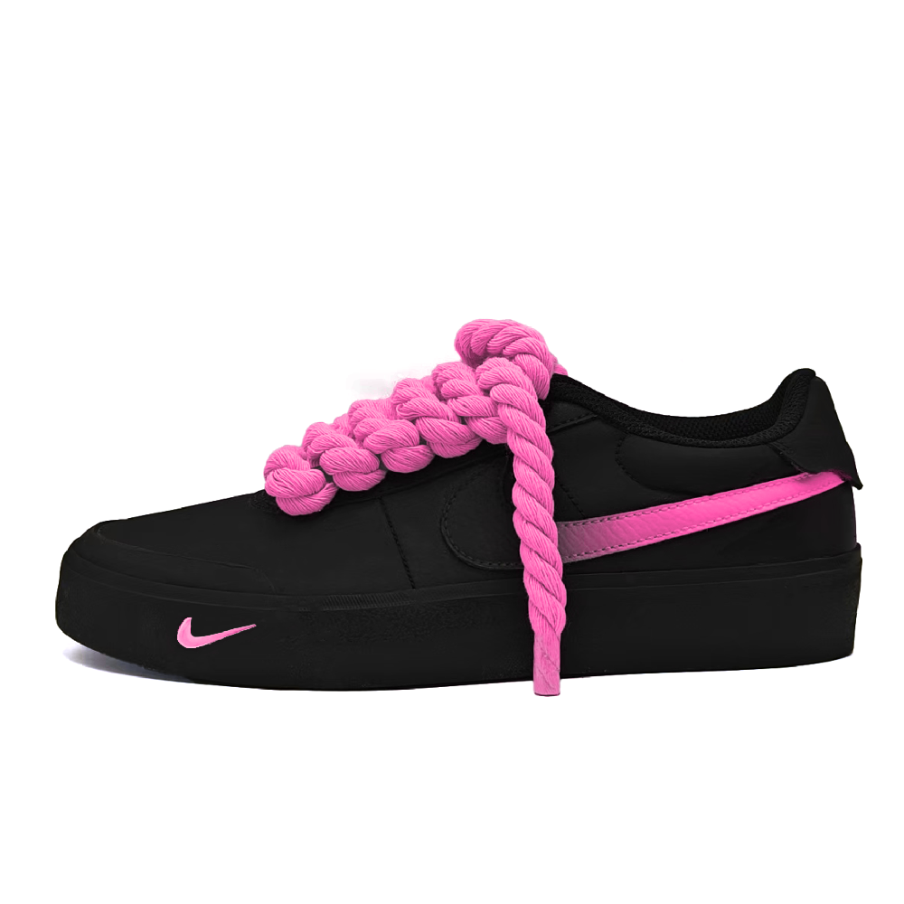 Nike Court Shot Non slip Lightweight Low Top Skateboard Shoes Unisex Pink