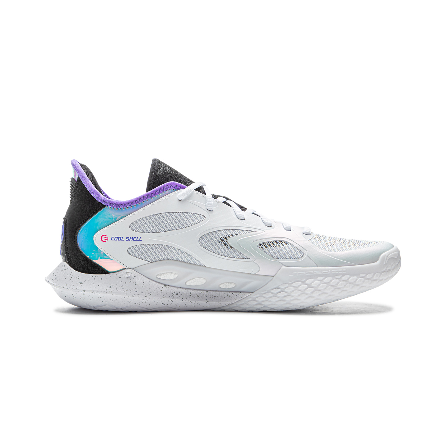 LINING Speed 12 Basketball Shoes Men's Low top Standard White