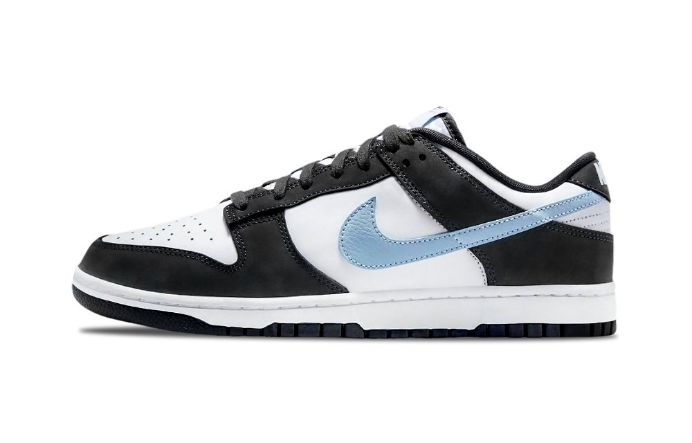 Nike Dunk Abrasion Resistant Low Top Skateboard Shoes Men's Blue Black