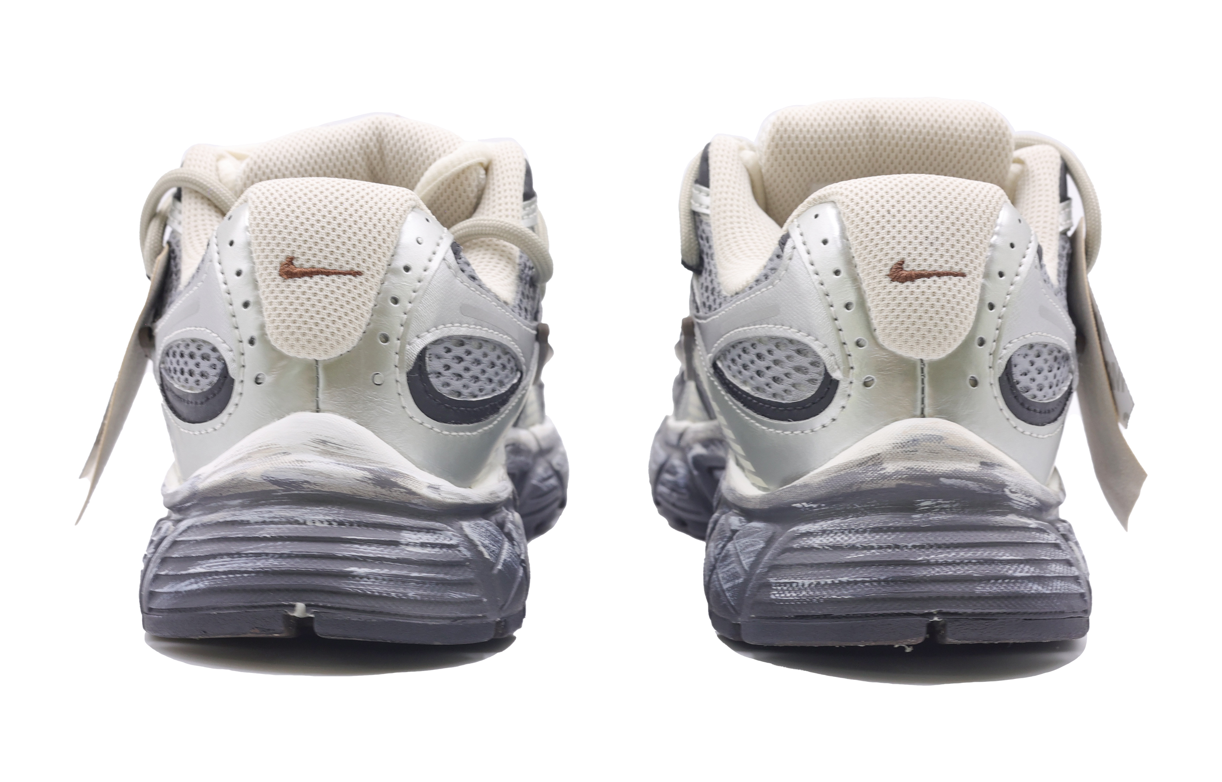 Nike V5 RNR Abrasion Resistant Breathable Low Top Casual Running Shoes Women's Silver Gray купить в интернет-магазине Yoocart с быстрой доставкой по России.