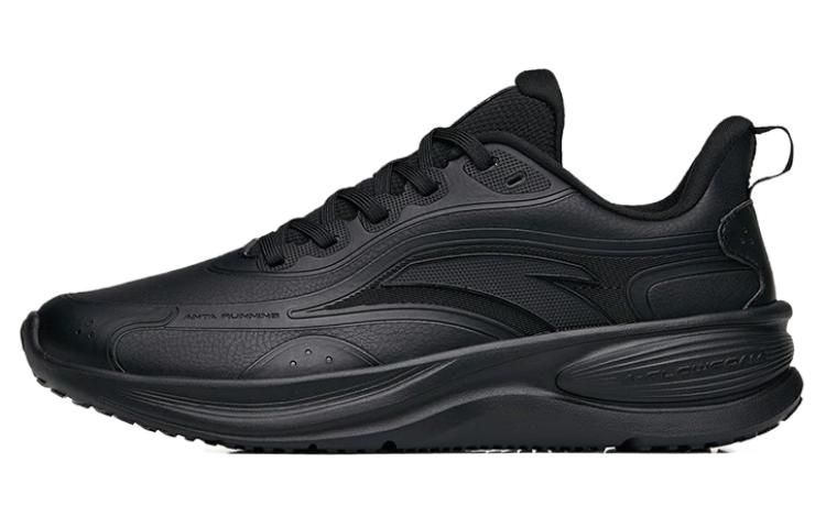 Anta Cushioned Slip-Resistant Abrasion-Resistant Low-Top Running Shoes Women's Black