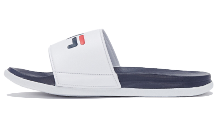 FILA Slicktender Slide Slippers Unisex White/Blue