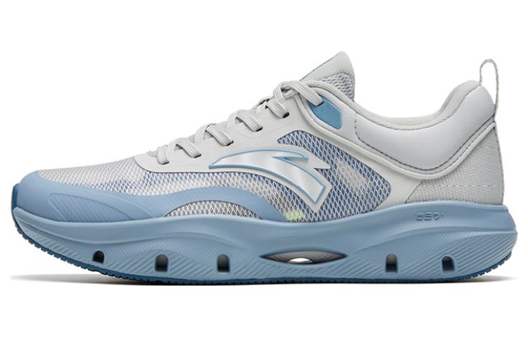 Anta Abrasion Resistant Low top Running Shoes Men's Blue Gray