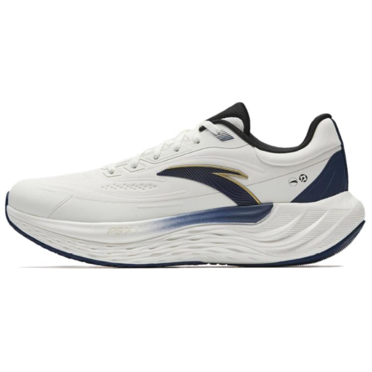 Anta Travel Step PG7 Rebound Low Top City Commute Running Shoes Men's Ivory White