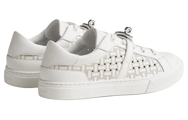 HERMES Day Low top Skateboard Shoes Women's White