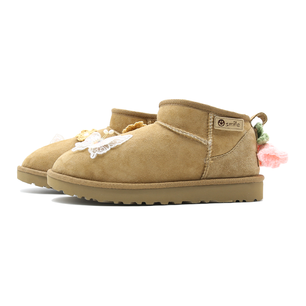 UGG Ankle Length Snow Boots Women's Chestnut
