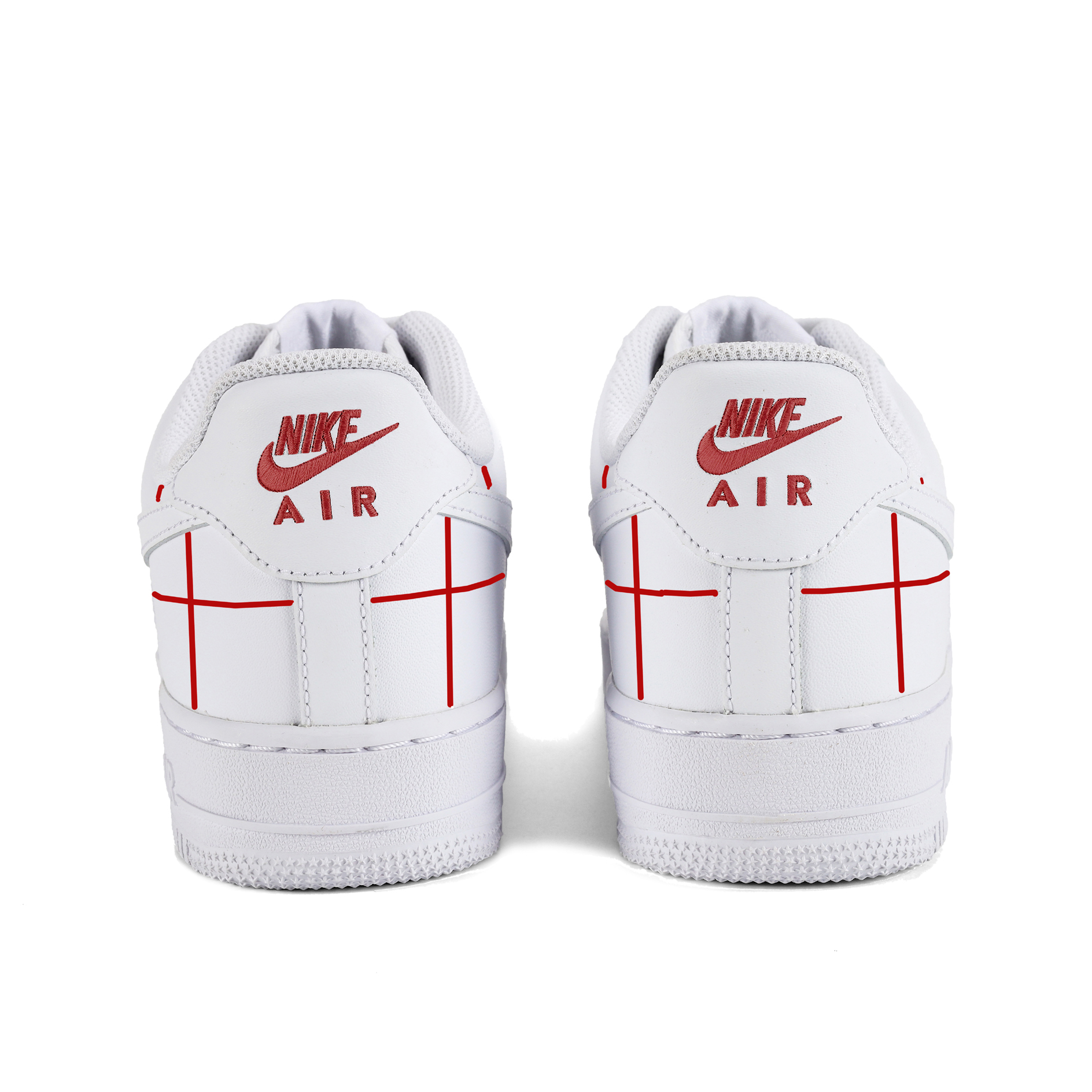 Nike Air Force 1 Air Force 1 Low-Top Skateboard Shoes Men White Red купить в интернет-магазине Yoocart с быстрой доставкой по России.