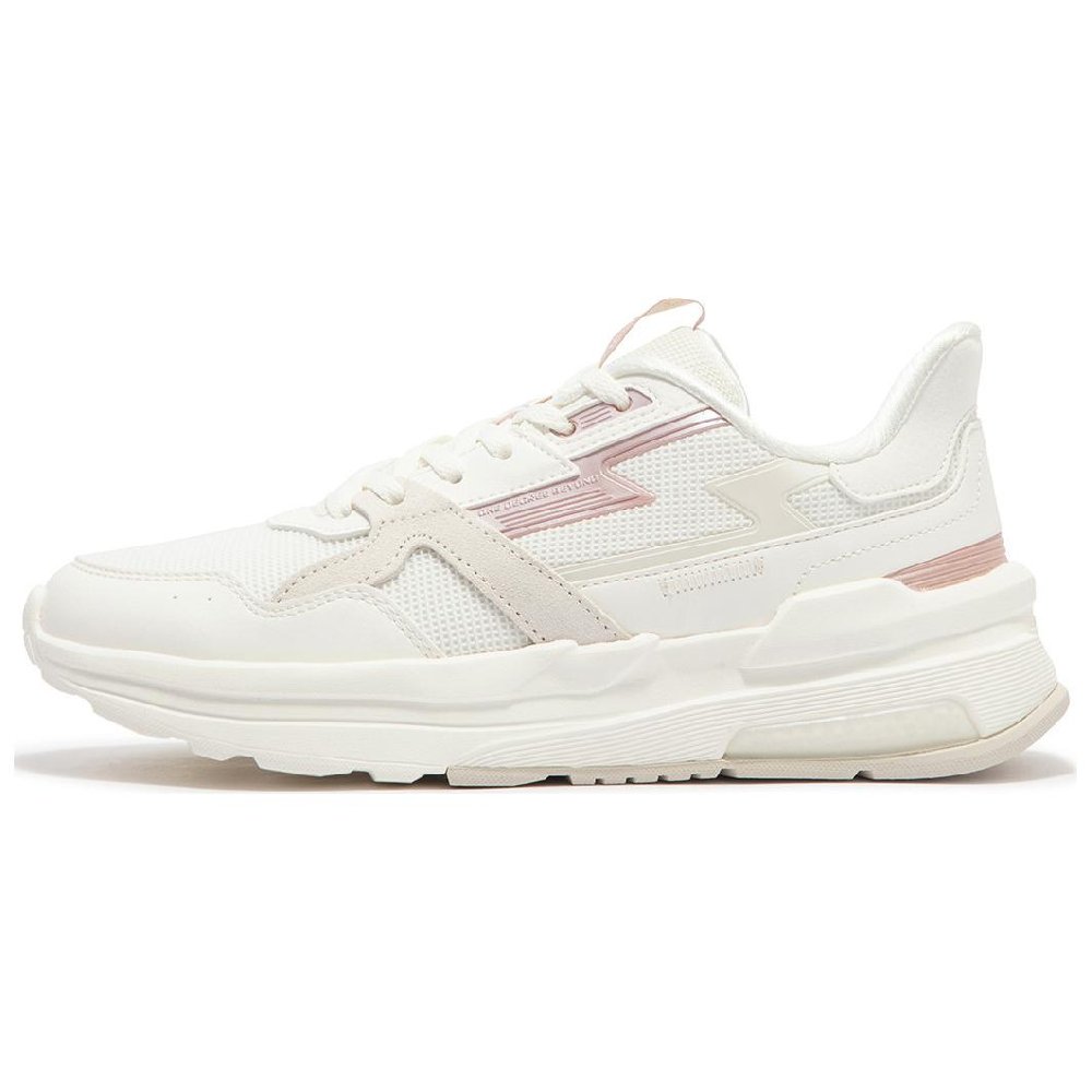 361° Cushioning Wear-Resistant Low-Top Casual Shoes Women's White Pink