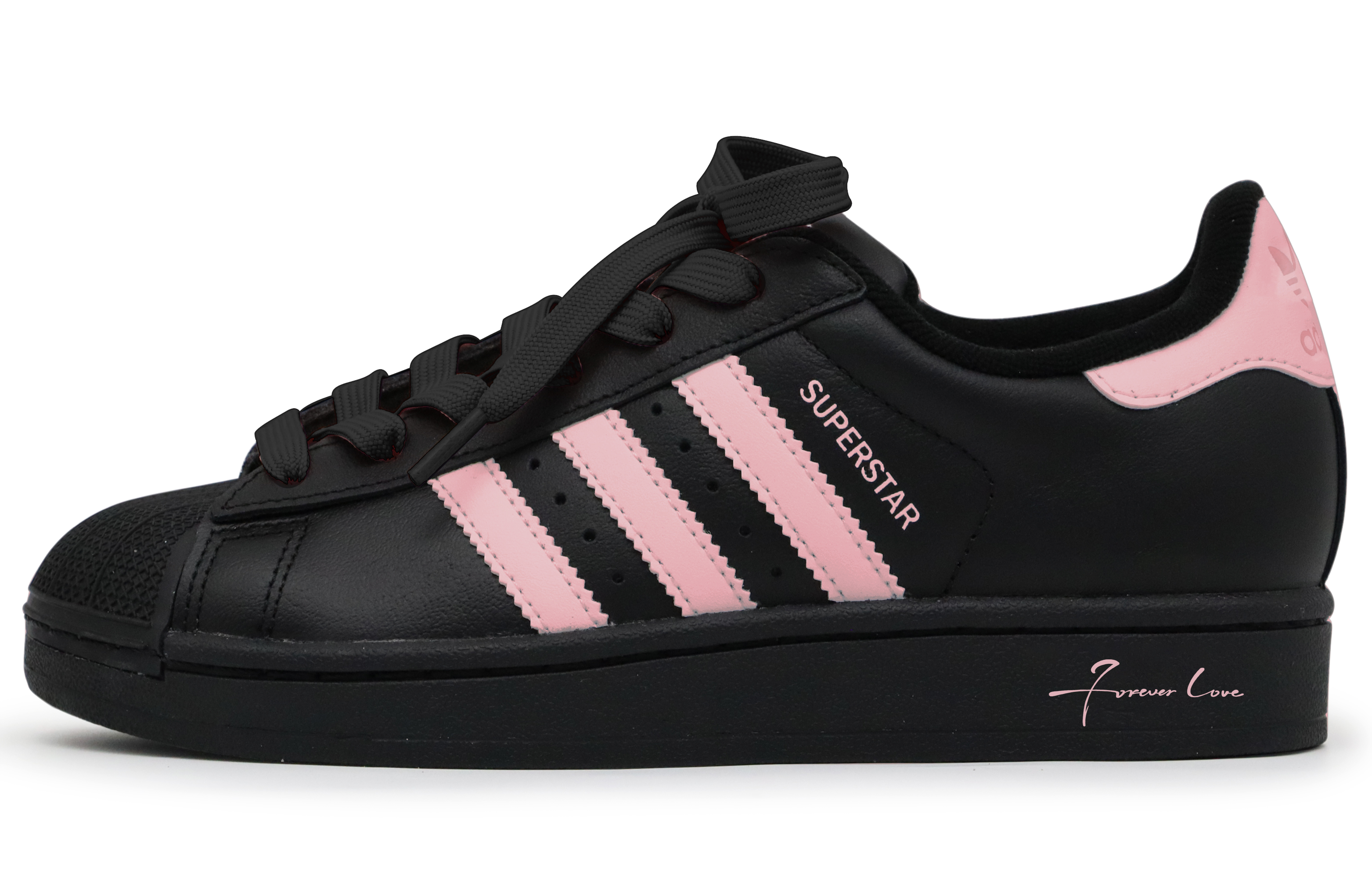 Adidas Originals Superstar Skateboard Shoes Unisex Low Top Black/Pink купить в интернет-магазине Yoocart с быстрой доставкой по России.
