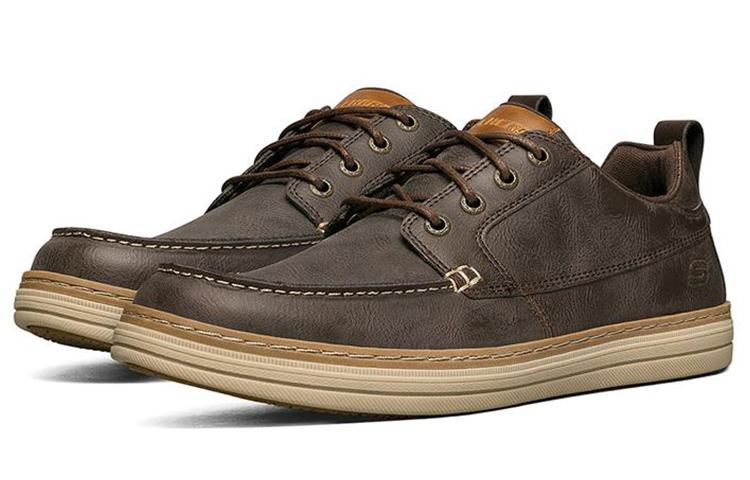 Skechers Men's Casual Shoes Men Low-Top Chocolate купить в интернет-магазине Yoocart с быстрой доставкой по России.