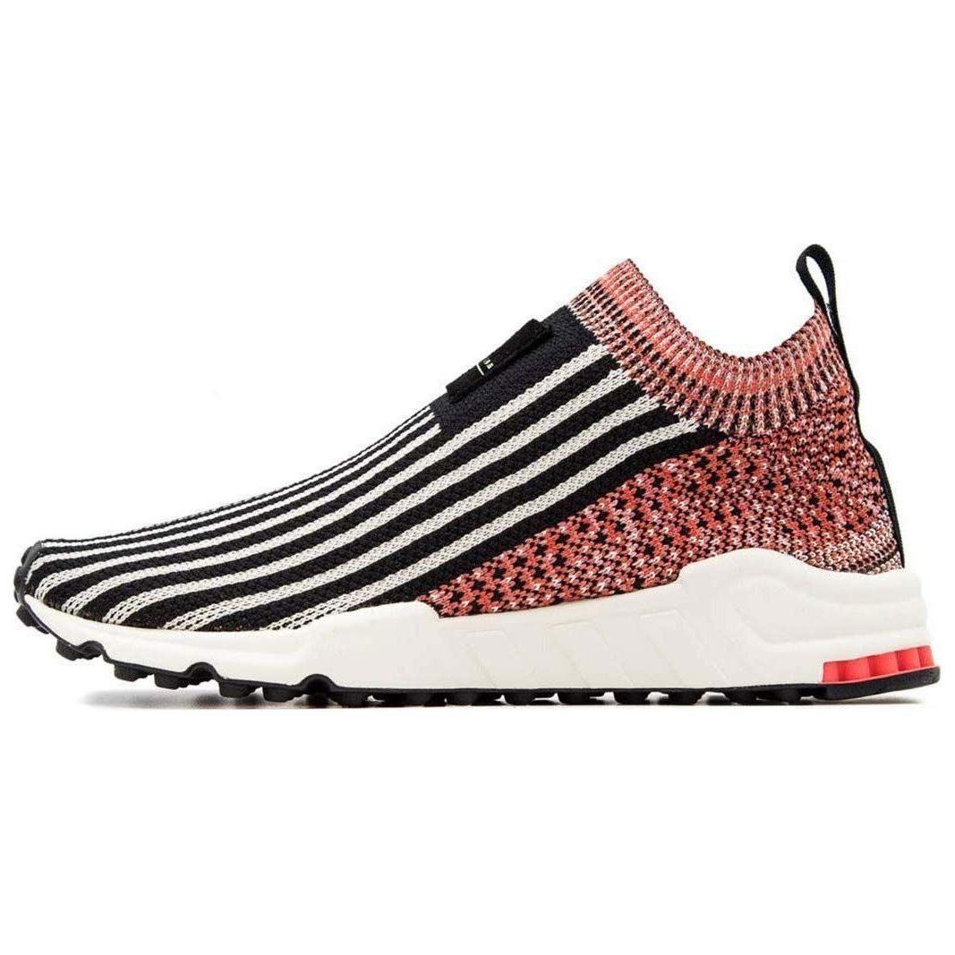 Adidas Women's Eqt Support Sock Primeknit 'Black Trace Scarlet'