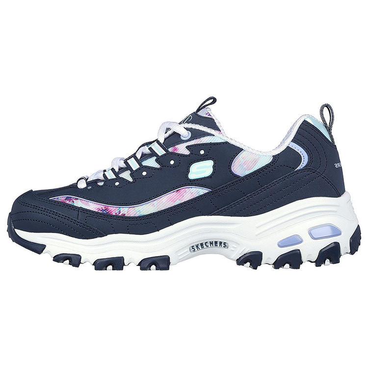Skechers D'LITES 1.0 Wear-Resistant Lightweight And Balanced Low-Top Casual Shoes Women's Blue
