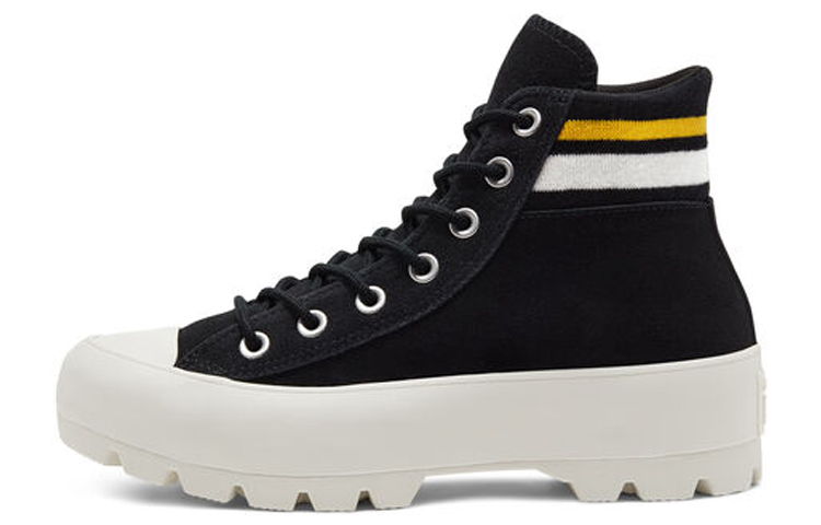 Converse Chuck Taylor All Star Lugged Hi Varsity Black Amarillo Women's