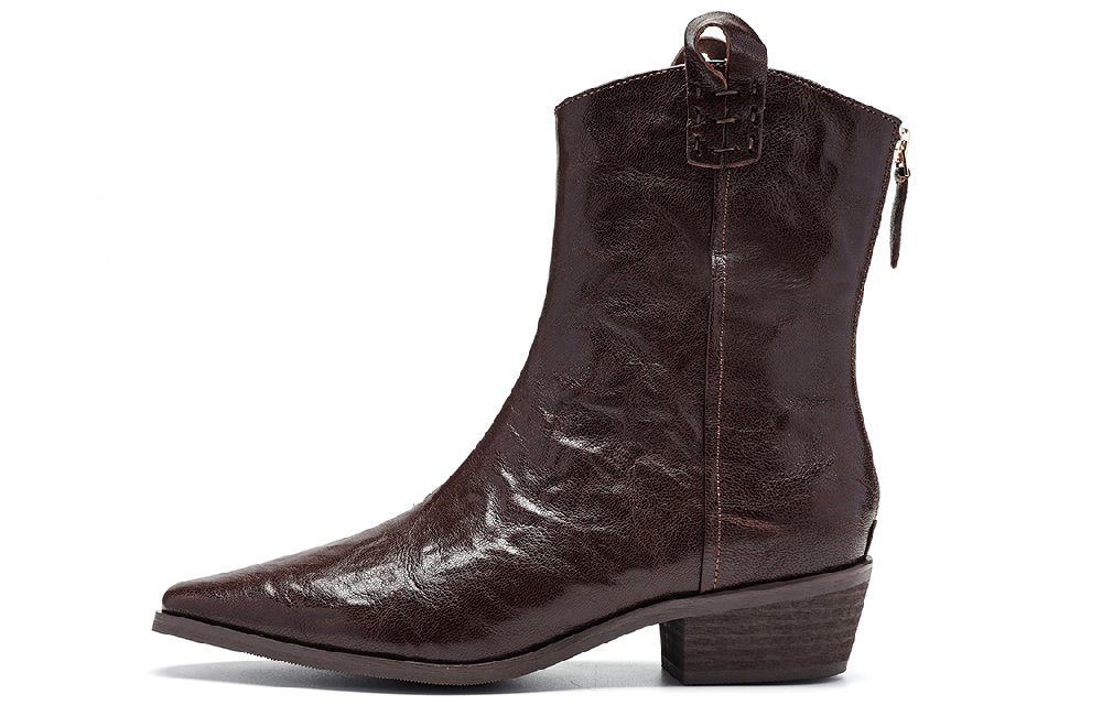 EBLAN Ankle Boots Women's Burgundy
