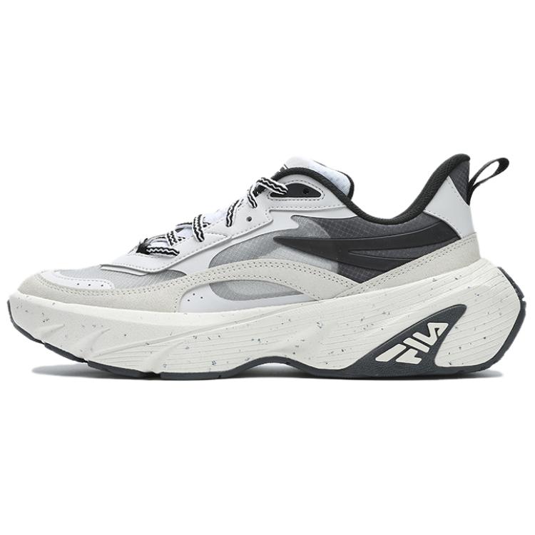 FILA Wear-Resistant Low-Top Casual Shoes Men's White Gray