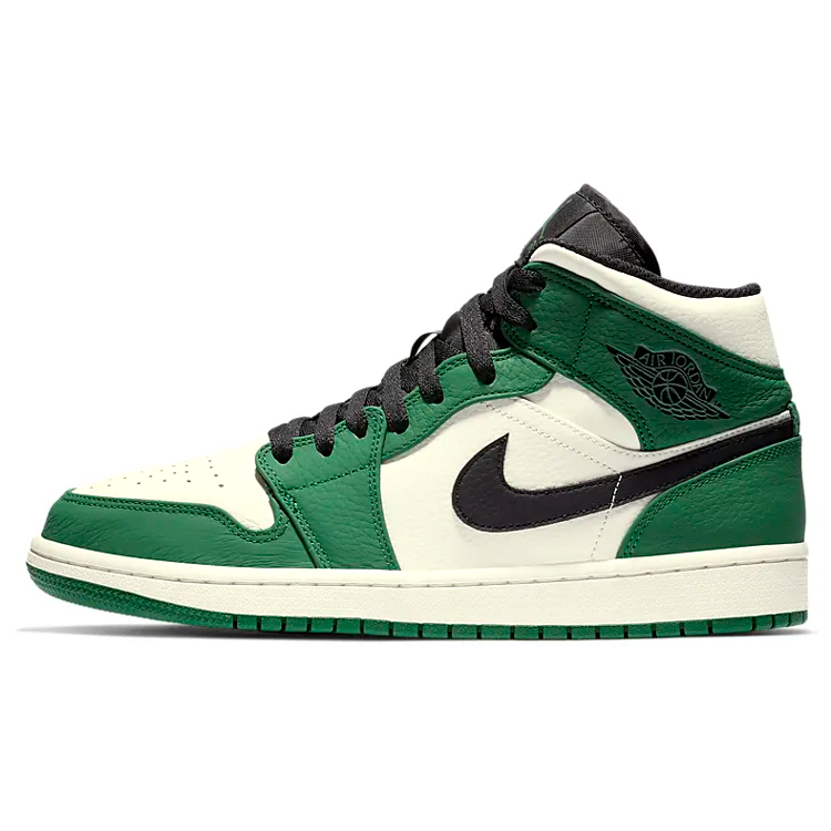Jordan Air Jordan 1 Vintage Basketball Shoes Men's Mid top White/Green купить в интернет-магазине Yoocart с быстрой доставкой по России.