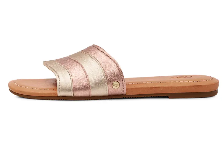 UGG Rubber Sole Slide Slippers Women's Light Rose Gold