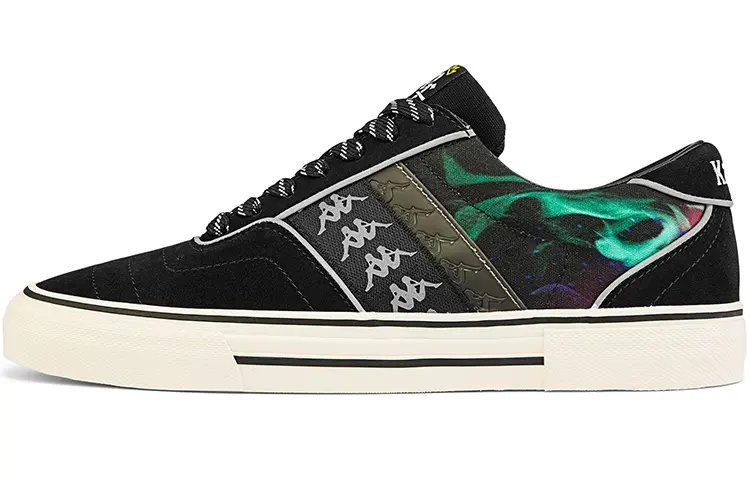 Kappa Low Top Skateboard Shoes Unisex Black