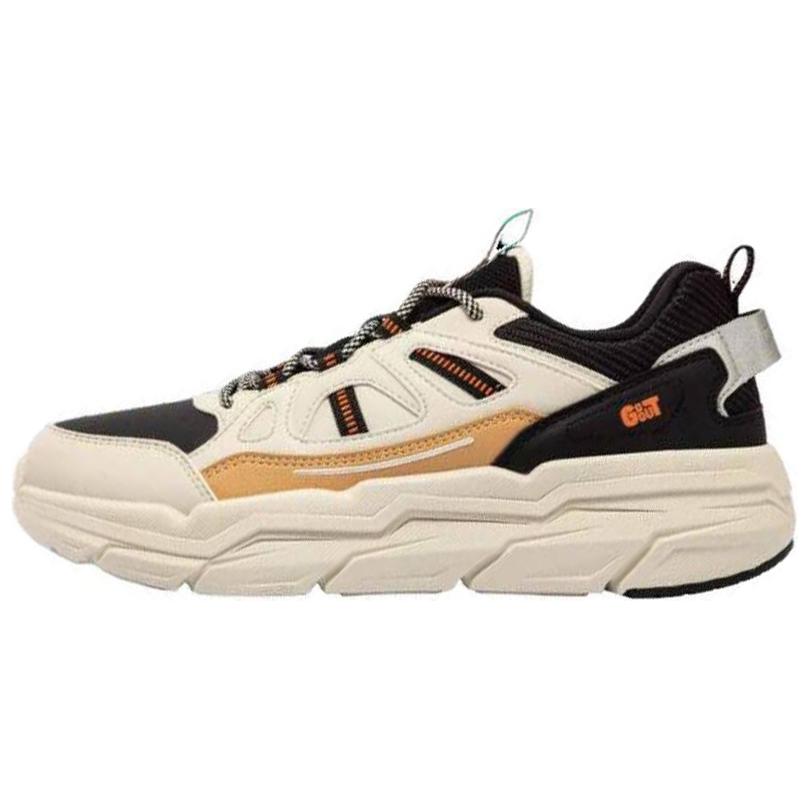 361° Life Collection Anti-Slip Wear-Resistant Low-Top Casual Shoes Men's Beige Black