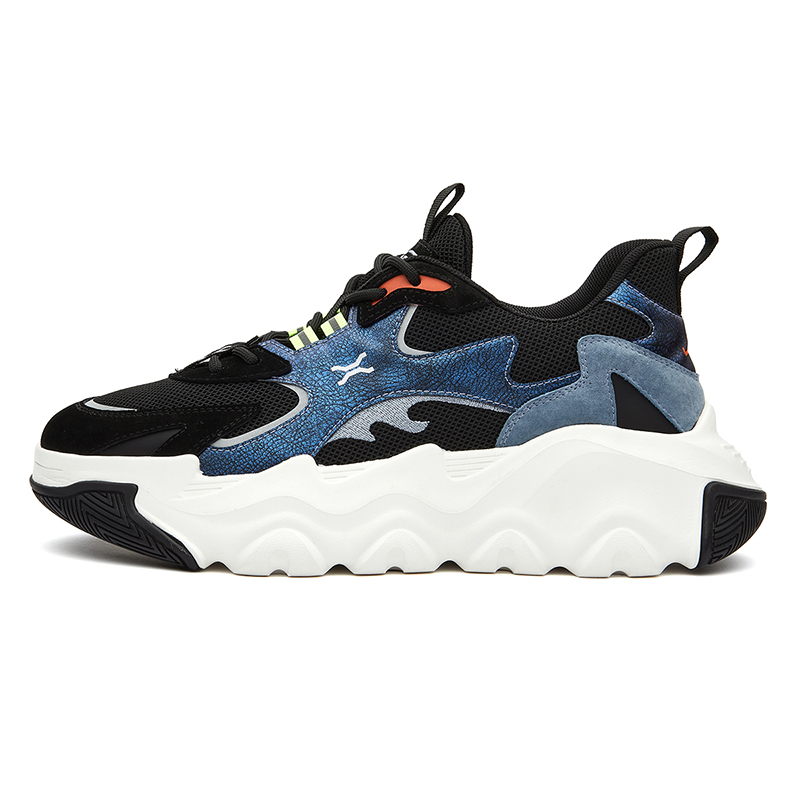 Jeep Low-Top Outdoor Shoes Men's Black Blue