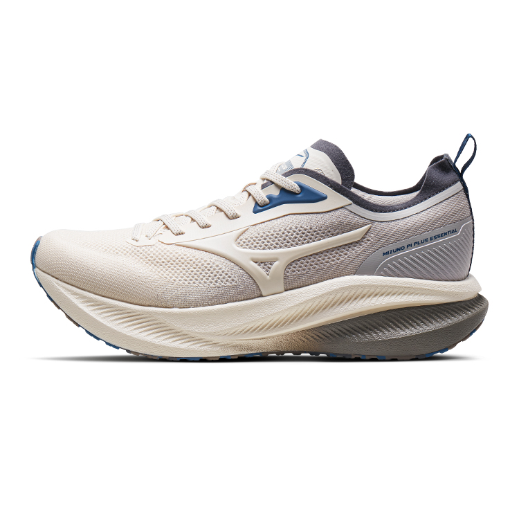 Mizuno Anti-Slip Wear-Resistant Supportive Breathable Low-Top Running Shoes Unisex Beige Gray