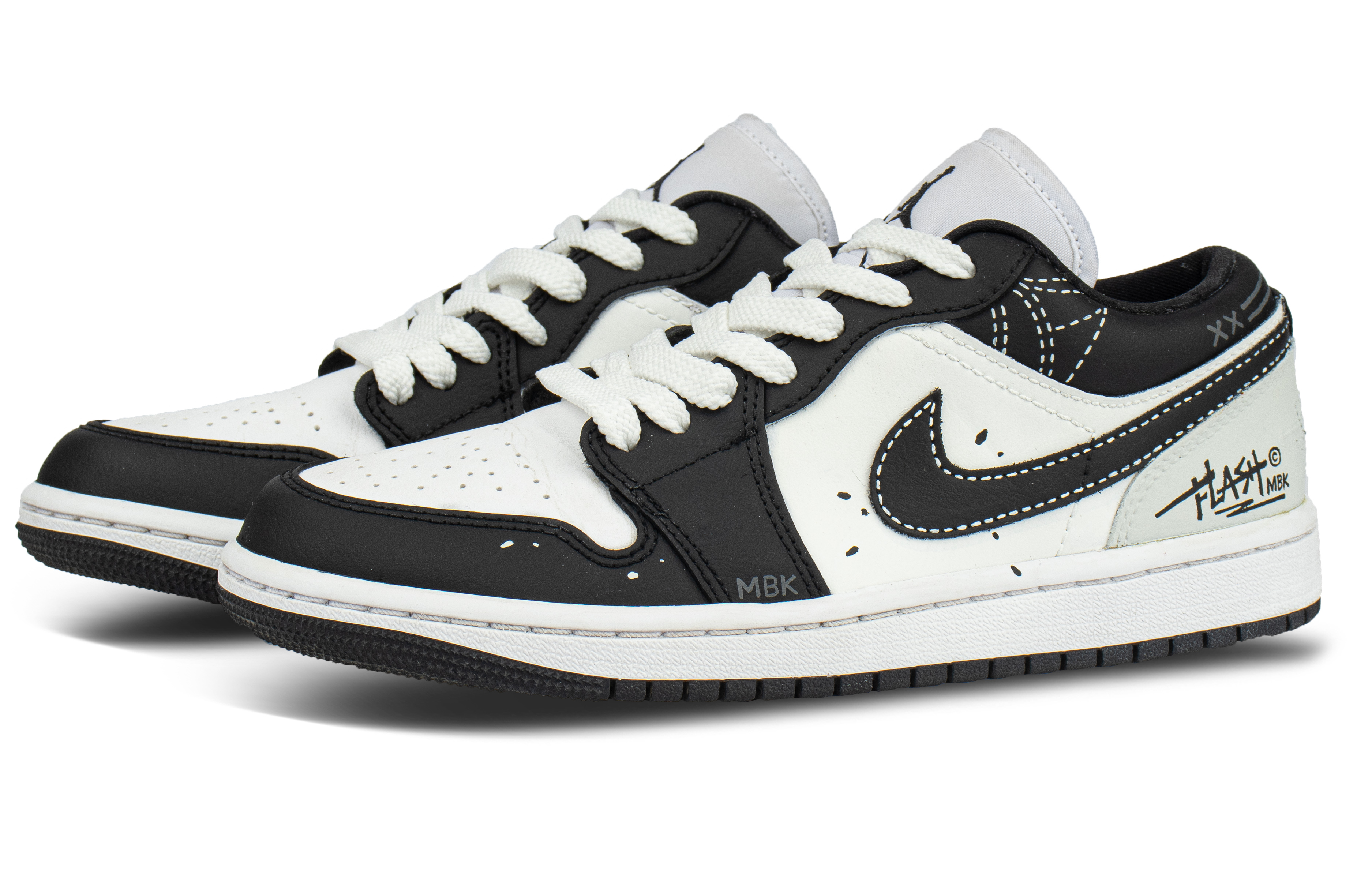 Jordan Air Jordan 1 Milkshake Low top Vintage Basketball Shoes Unisex Black White купить в интернет-магазине Yoocart с быстрой доставкой по России.