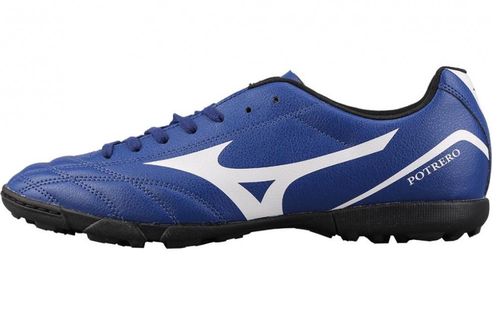 Mizuno Potrero Wide AS Broken Nail Soccer Shoes 'Blue'