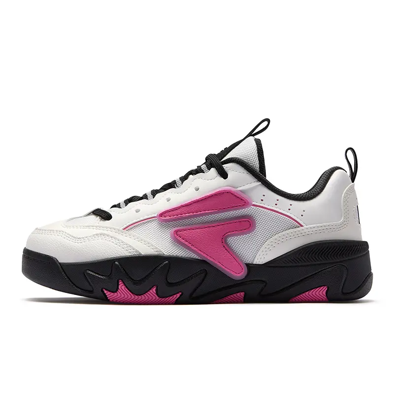 FILA FUSION NOLLIE II Dolphin Jump Shoe 2 Low Top Skateboard Shoes Women's Snow Pink