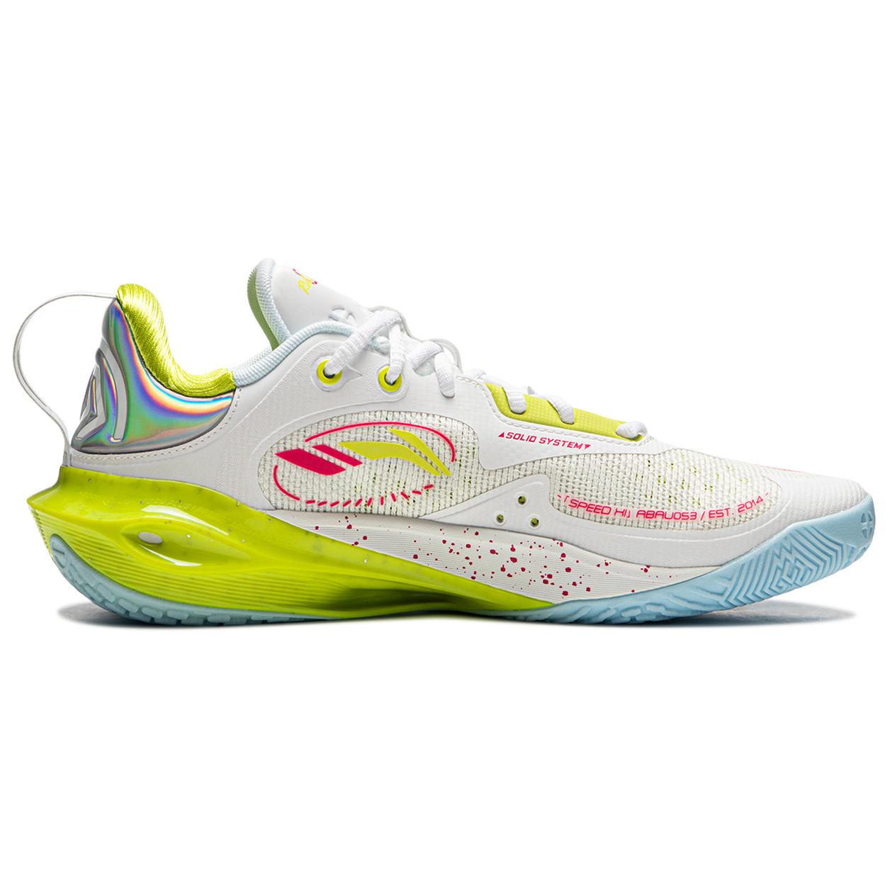LiNing Flash Strike 11 Supportive And Elastic Low-Top Basketball Shoes Men's White Green Red купить в интернет-магазине Yoocart с быстрой доставкой по России.