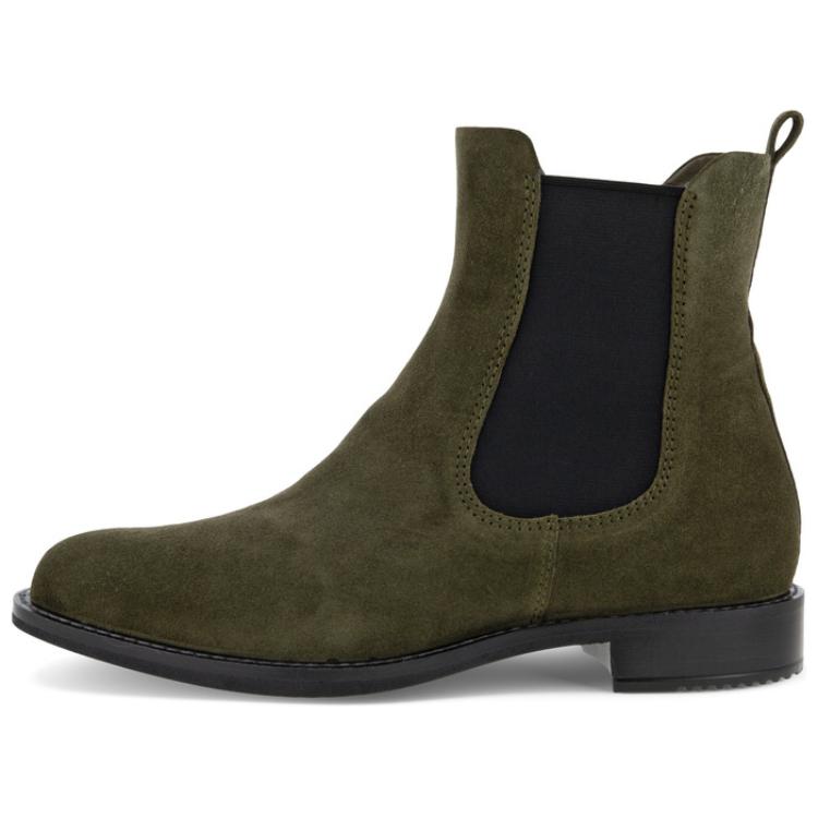 Ecco Short Chelsea Boots 2.5cm Women's Green
