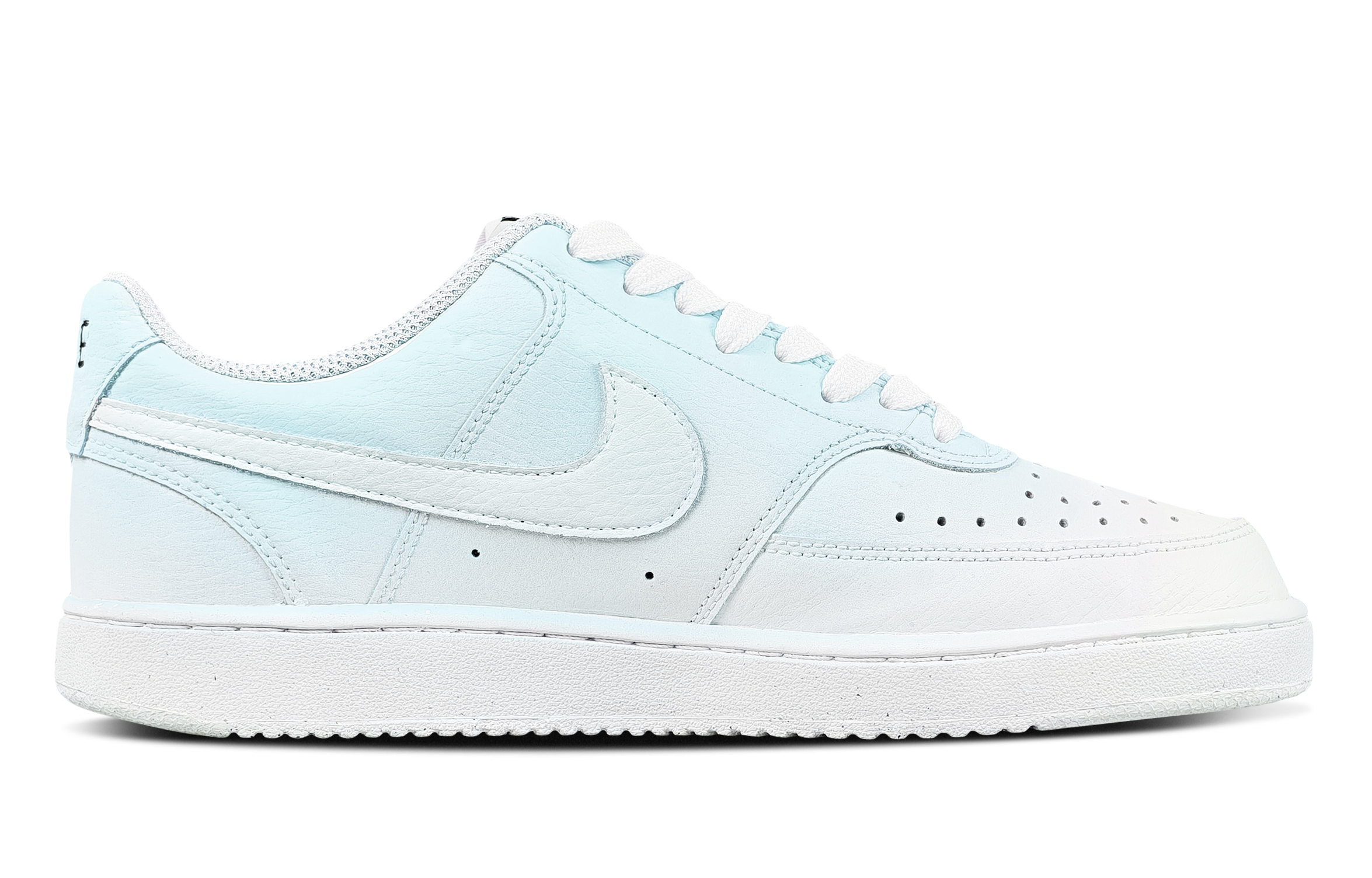 Nike Court Vision 1 Lightweight Low top Skateboard Shoes Women's Blue White