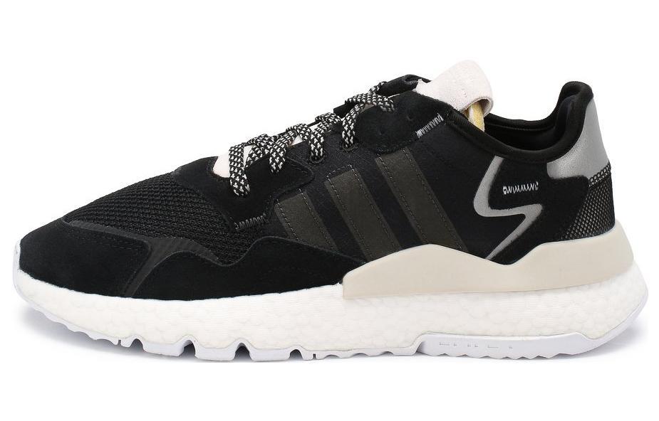 Adidas Nite Jogger Core Black Raw White Women's