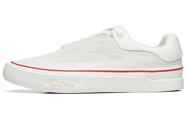 Anta Ao Li CVS Slip Resistant, Abrasion Resistant, Lightweight Low Top Skateboard Shoes Men's White Red