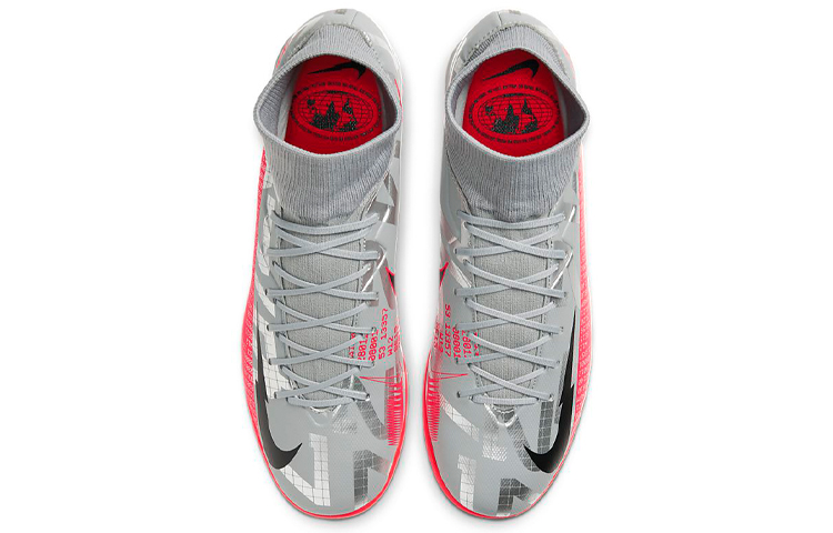 Nike Mercurial Superfly 7 Academy Ic 'Metallic Grey Crimson' купить в интернет-магазине Yoocart с быстрой доставкой по России.