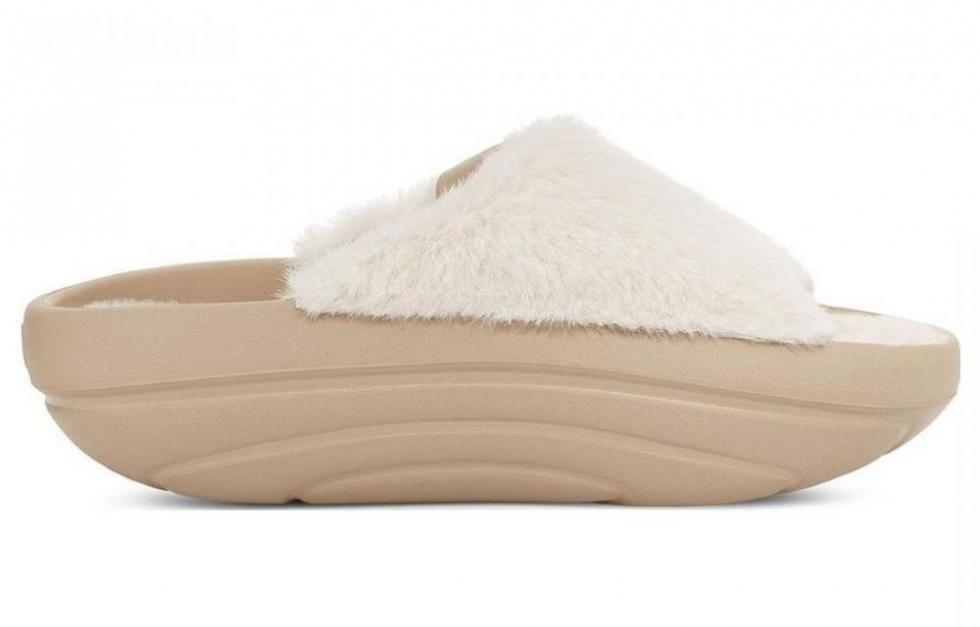UGG FoamO UGGplush Slide Mustard Seed Women's