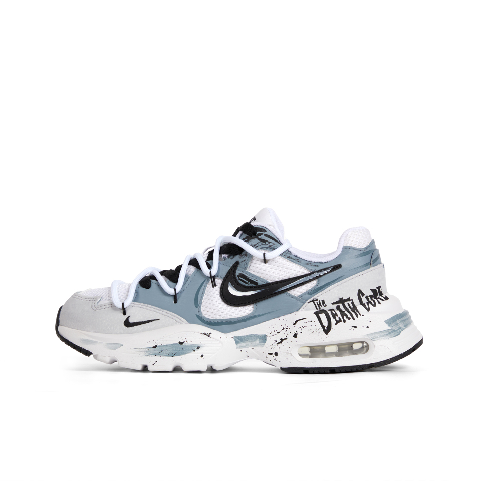 Nike Air Max Fusion Low-Top Casual Running Shoes Women's Blue Gray